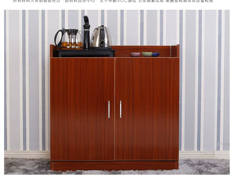 Cửa duy nhất 3 cửa Thâm Quyến melamine board đôi cửa tủ side tủ trà tủ tủ trắng bữa ăn tủ nhỏ mẫu tủ quần áo 4 buồng